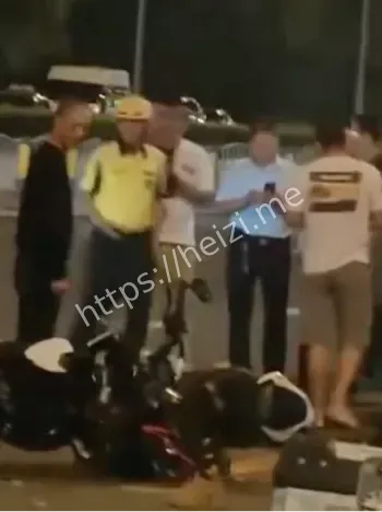 骑手当场殒命